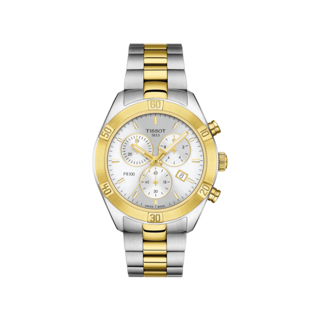 Tissot PR 100 Sport Chic Chronograph Or
