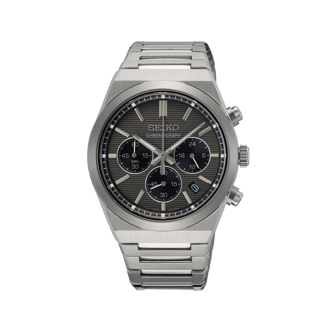 Seiko Quartz Chronographe Gris
