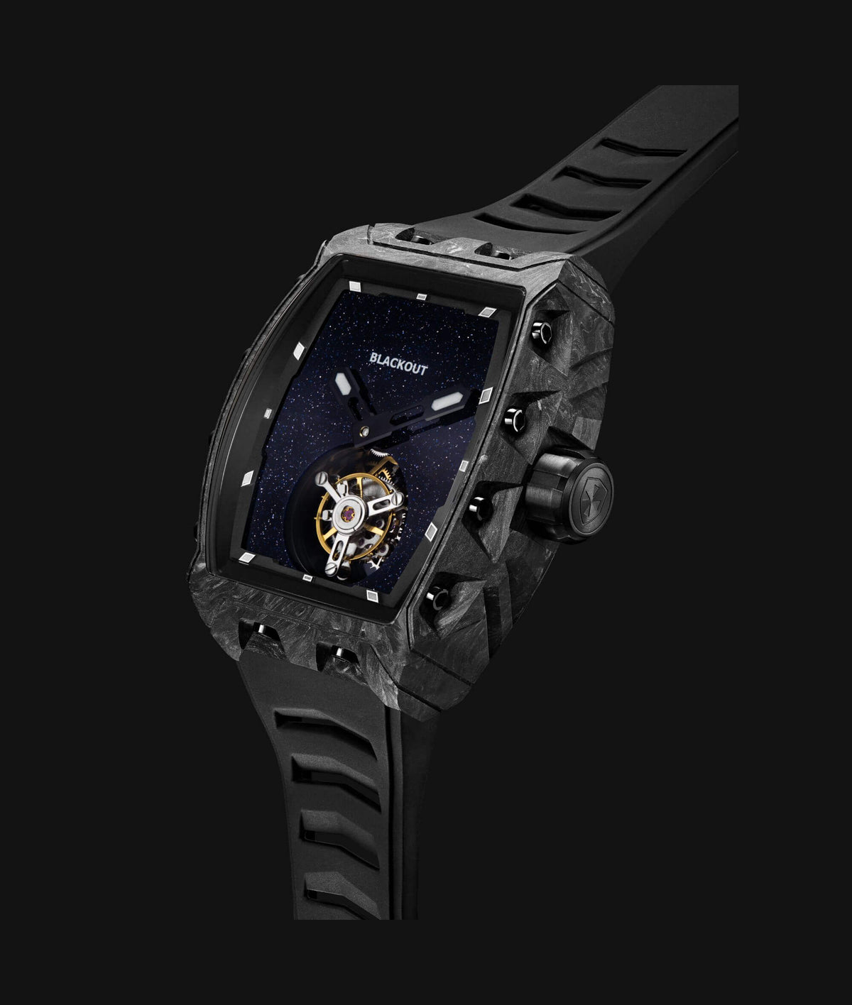 Blackout XP1 Tourbillon Aventurine — vue de trois quarts