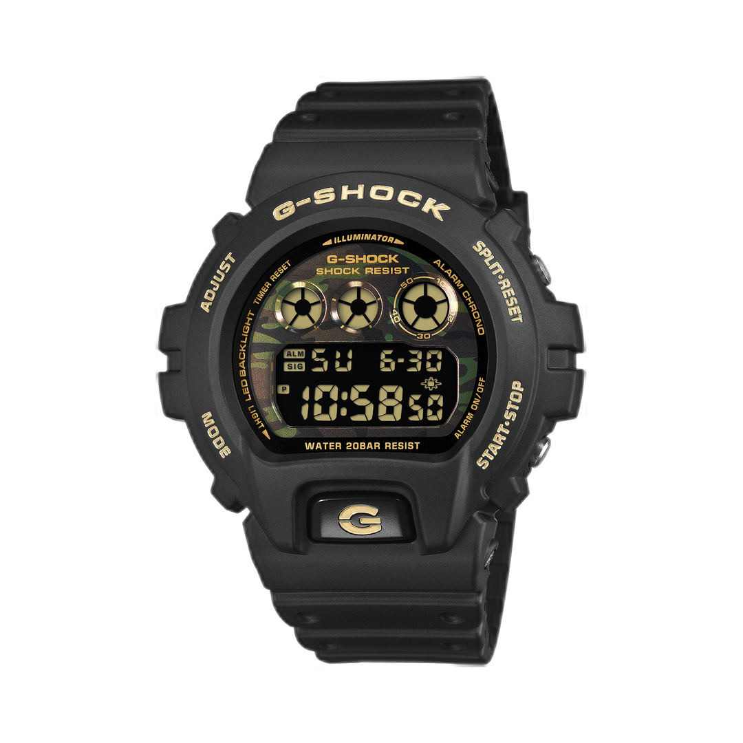 Casio DW-6900CF-1ER sur fond blanc