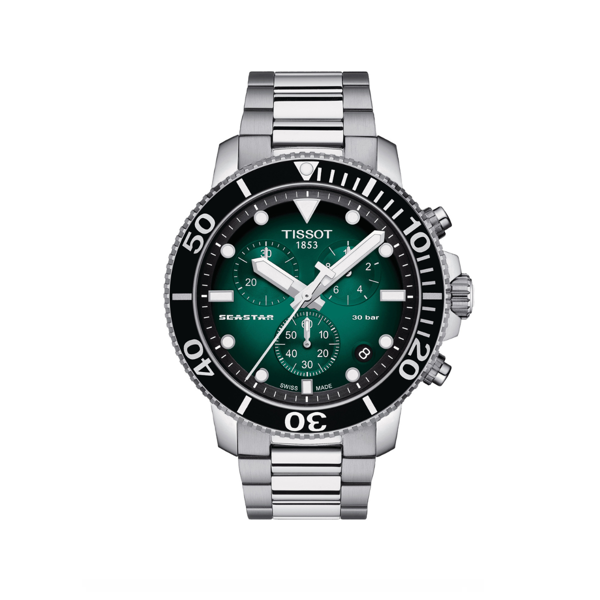 Tissot Seastar 1000 Quartz Chronograph Vert