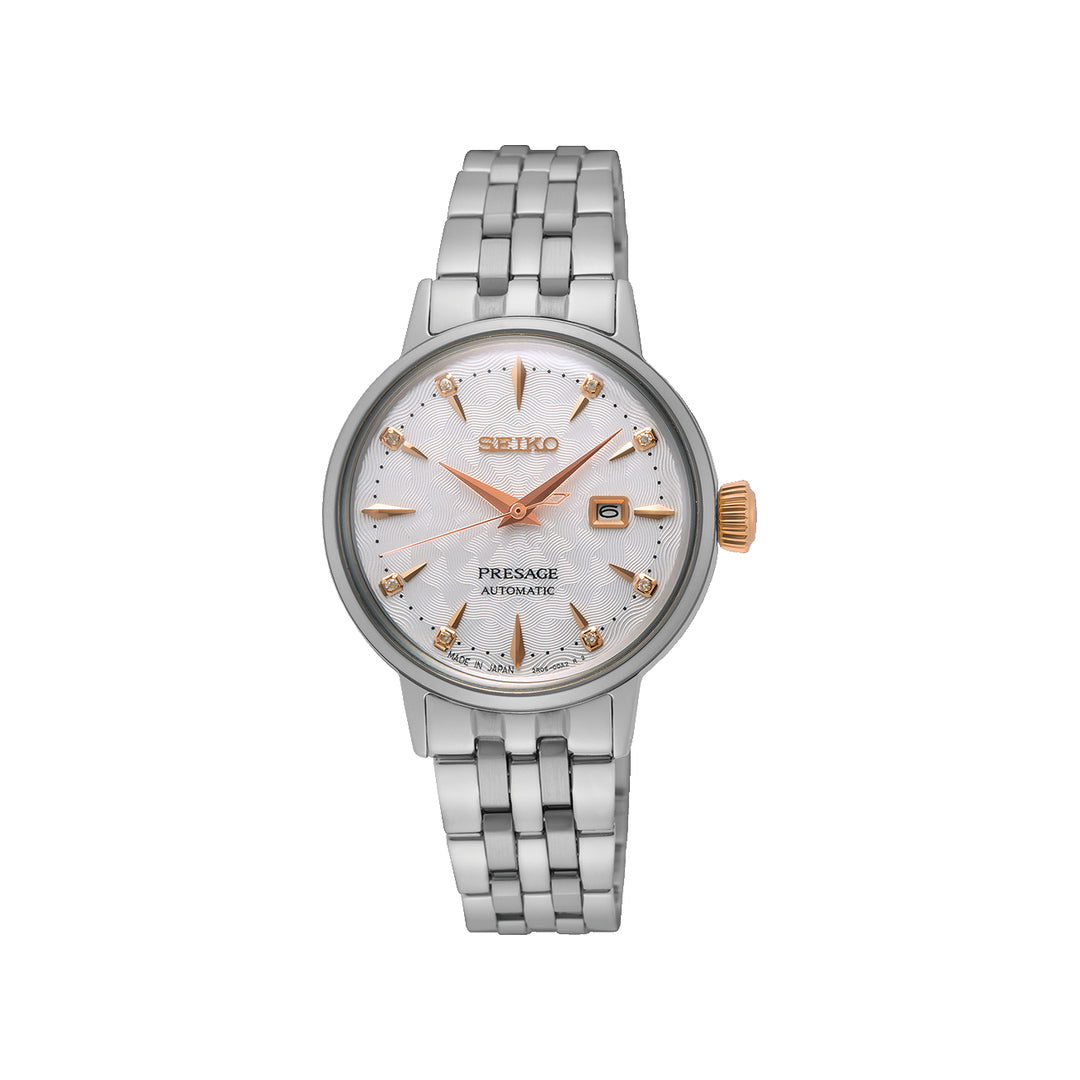 Seiko Presage Cocktail Time Clover Club Blanc Diamants – SRE009J1