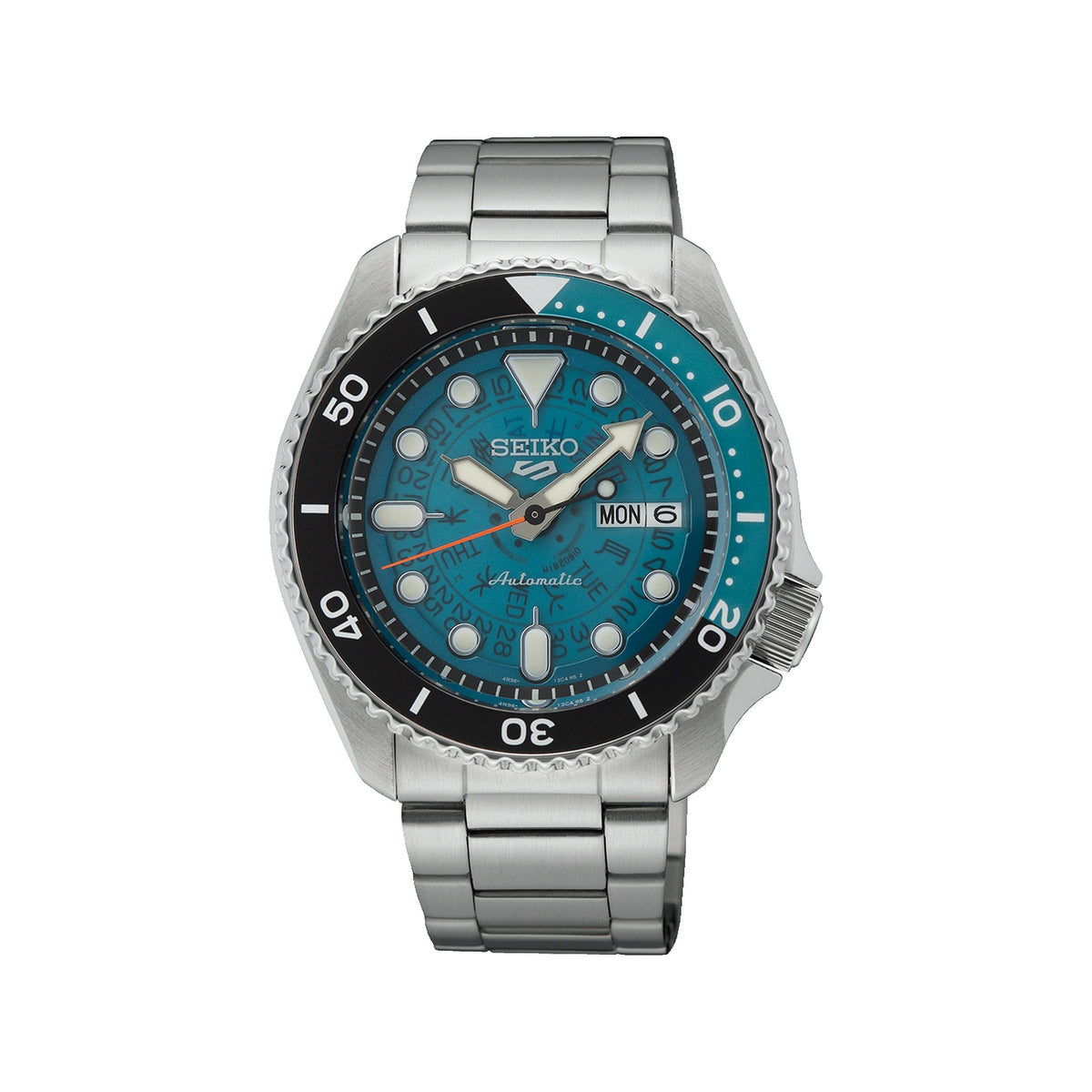 Seiko 5 Sports Automatique Time Sonar Bleu — SRPJ45K1
