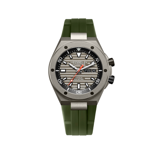 Herbelin Cap Camarat Automatique Titane Diver Kaki