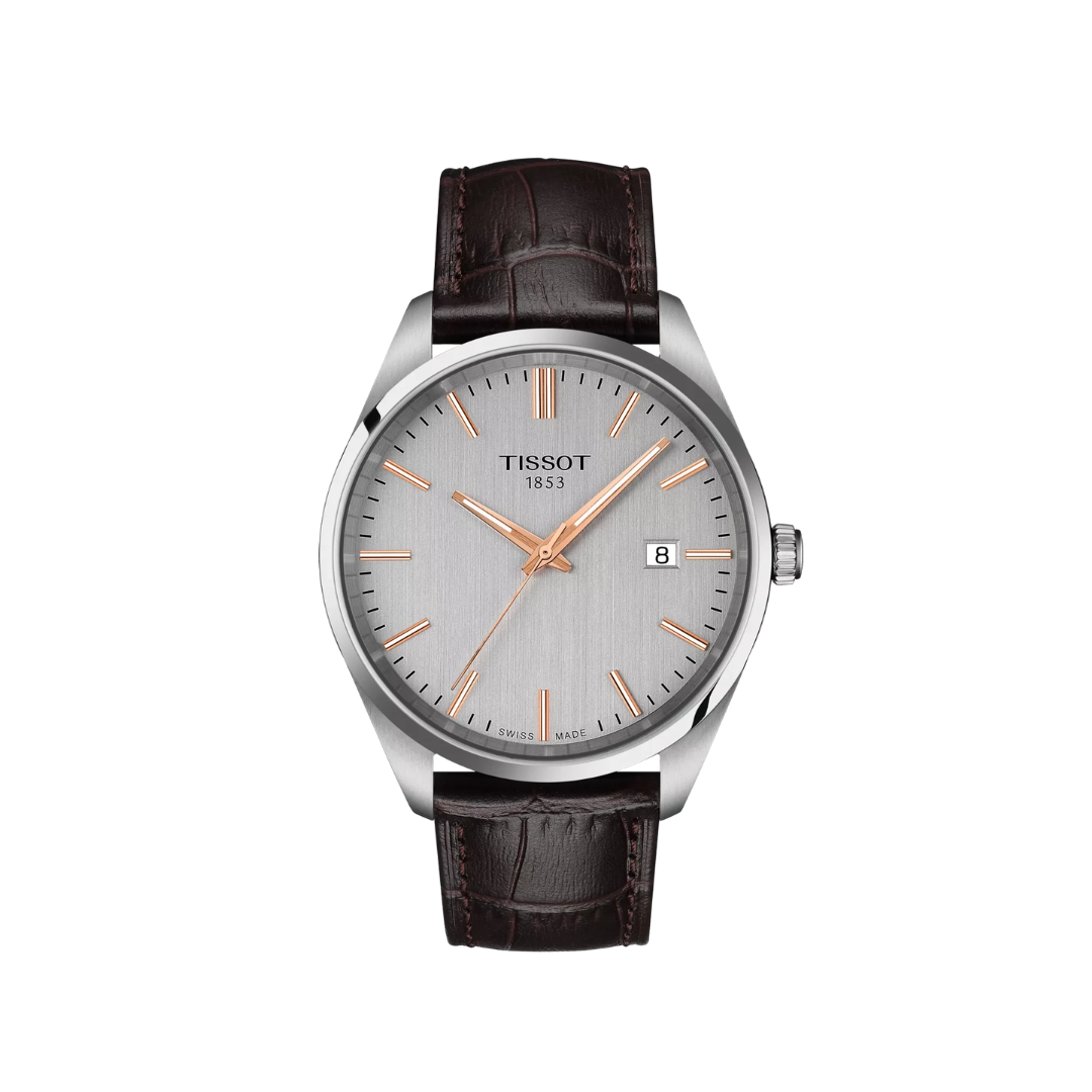 Tissot PR 100 Quartz 40mm Cuir Marron
