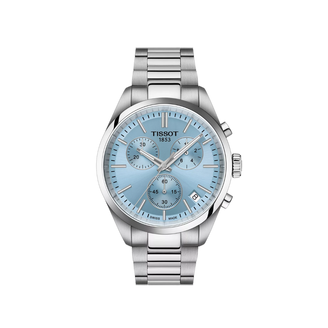 Tissot PR 100 Chronograph Bleu clair