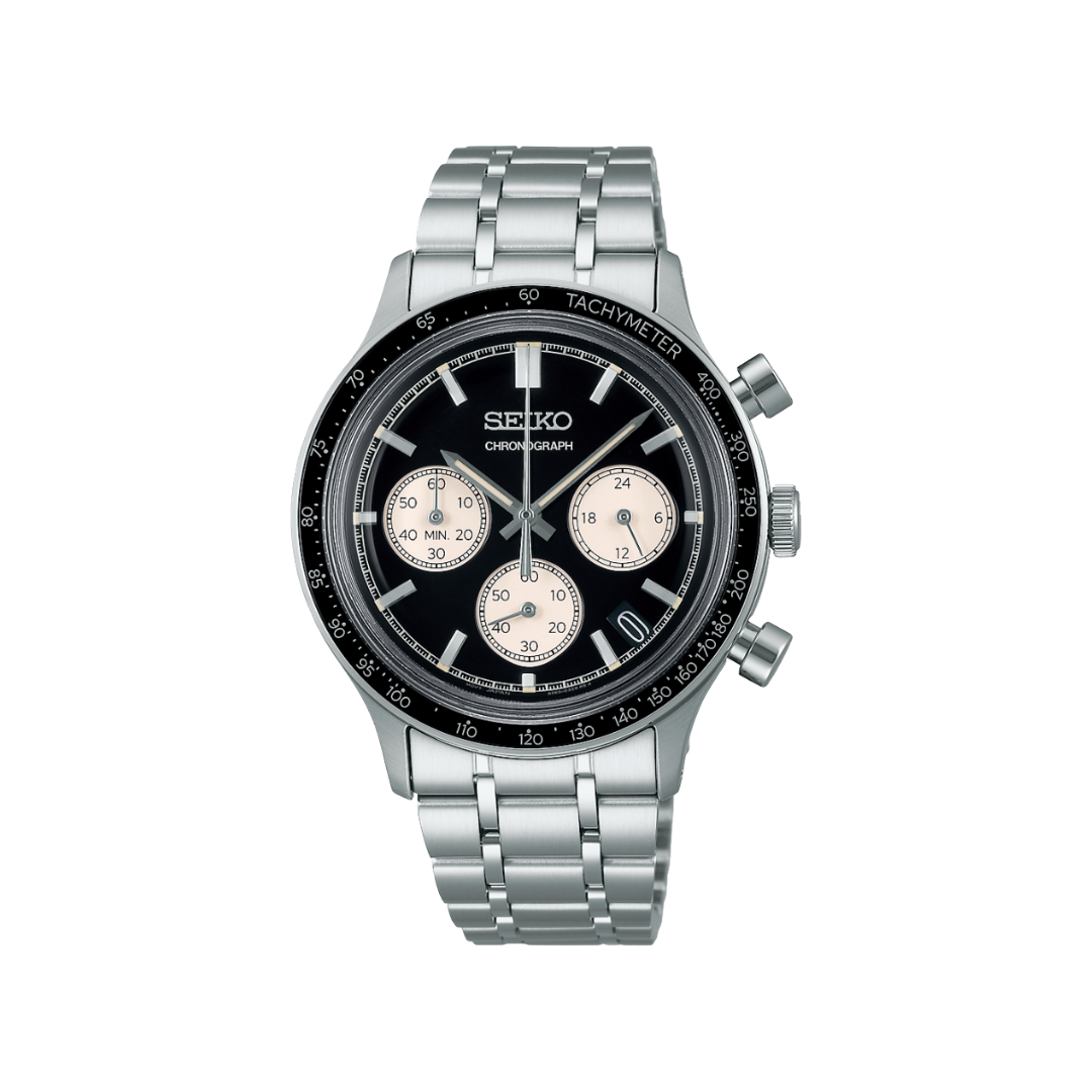 Seiko Sport Chronographe Quartz Noir