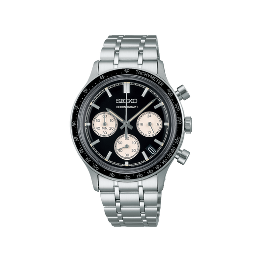 Seiko Sport Chronographe Quartz Noir
