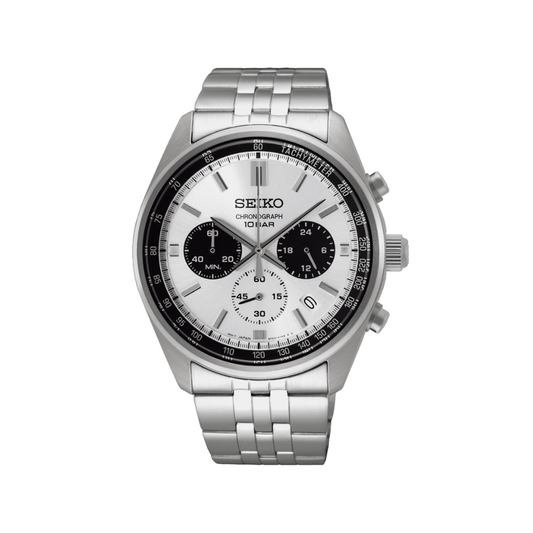 Seiko Quartz Chronographe Blanc