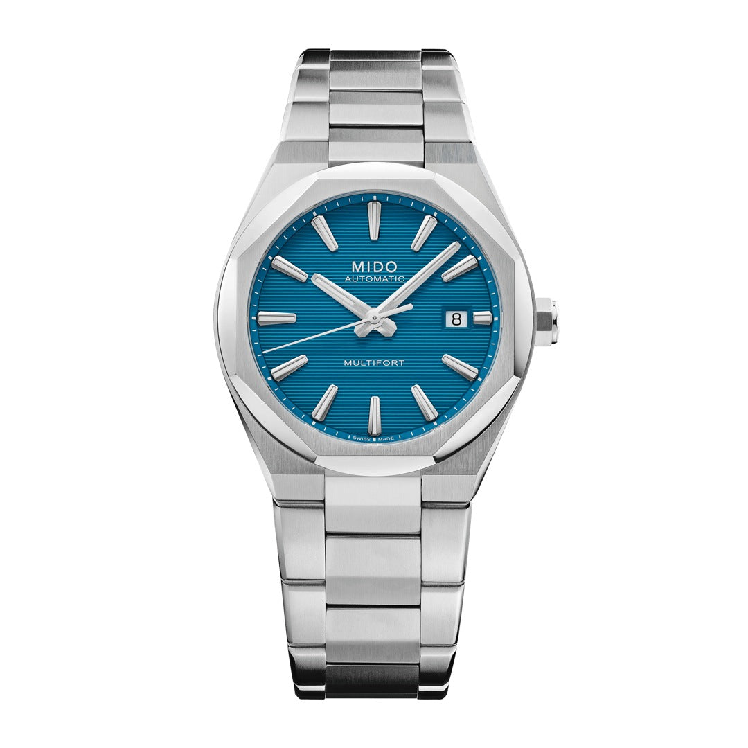 Mido Multifort 8 One Crown bleu – M055.507.11.041.00