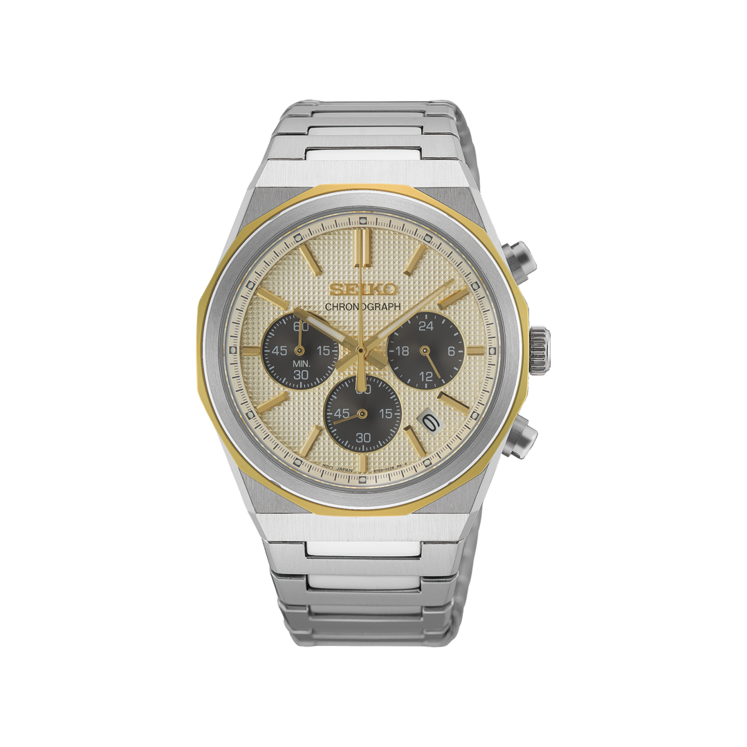 Seiko HGK001P1 Chronographe Quartz Champagne
